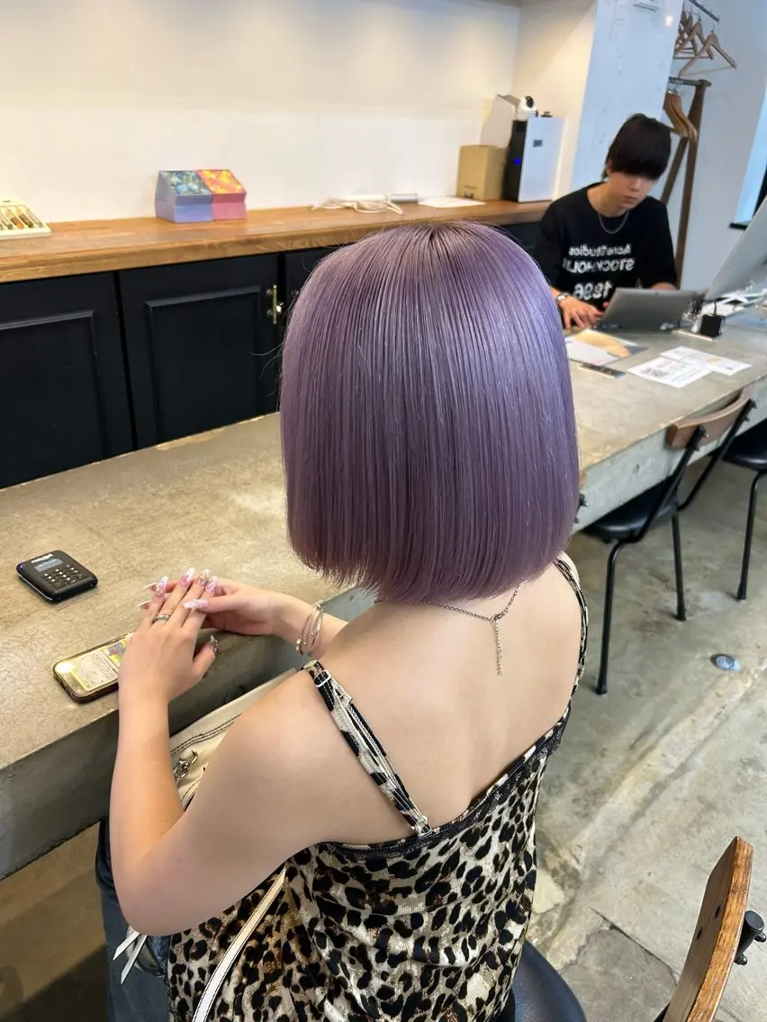 ショート カラー 👾毎日盛れる♡ 艶カラー♡👾リノのヘアスタイル