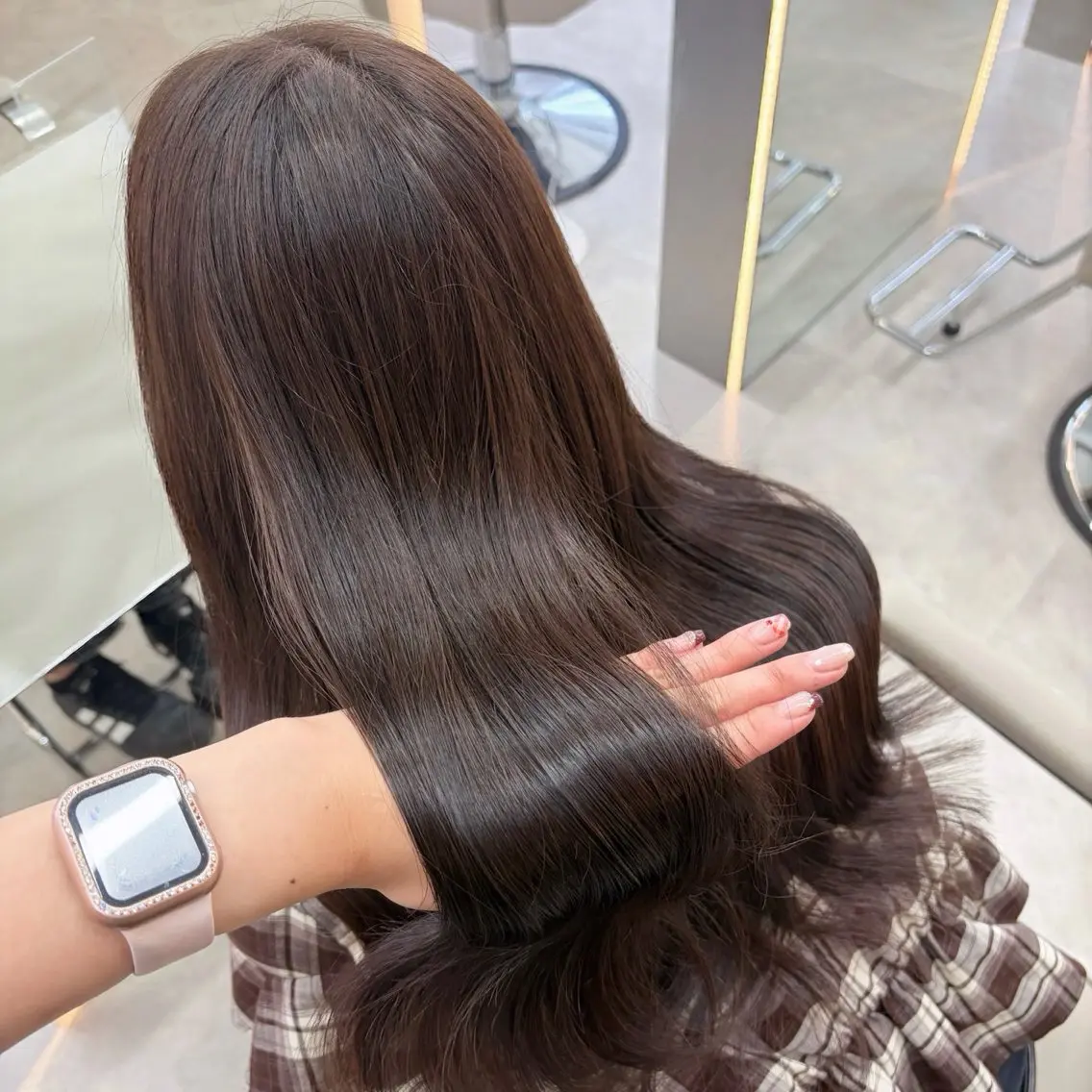 ロング カラー ヘアカラー 💕透明感カラー💕 みゆう💕赤羽のヘアスタイル