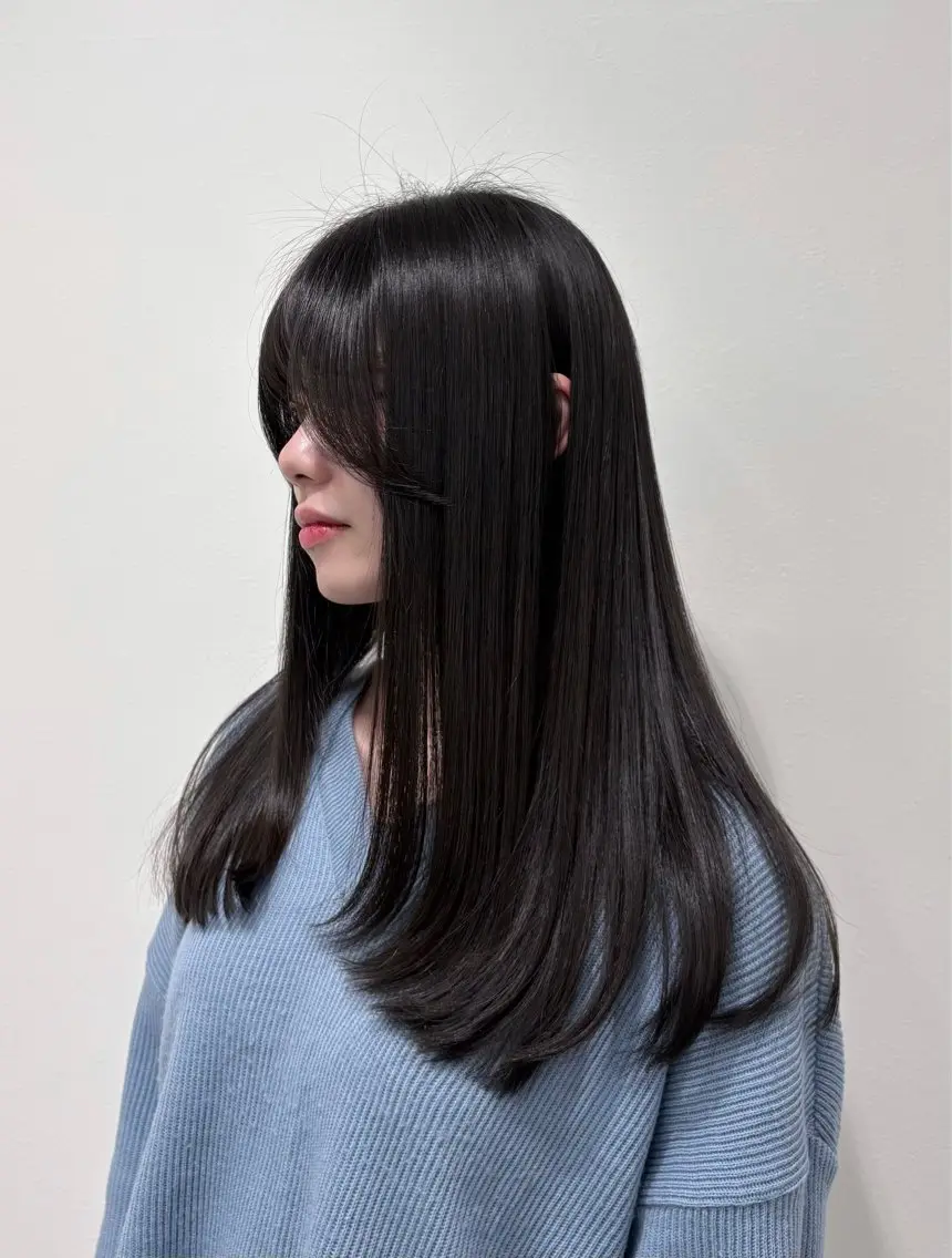 ロング 顔周りカット HARUNA✩ _anliのヘアスタイル