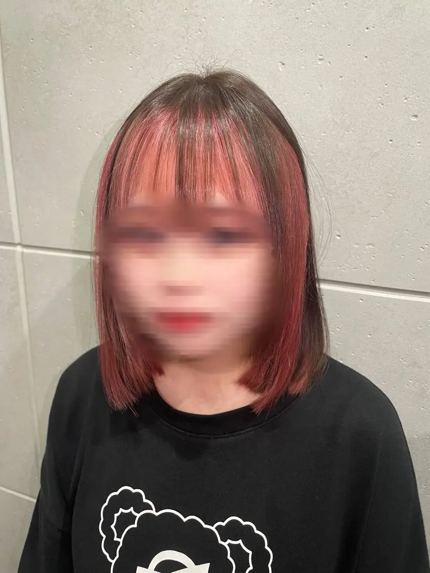 カラー ヘアカラー 加藤 雛美のヘアスタイル