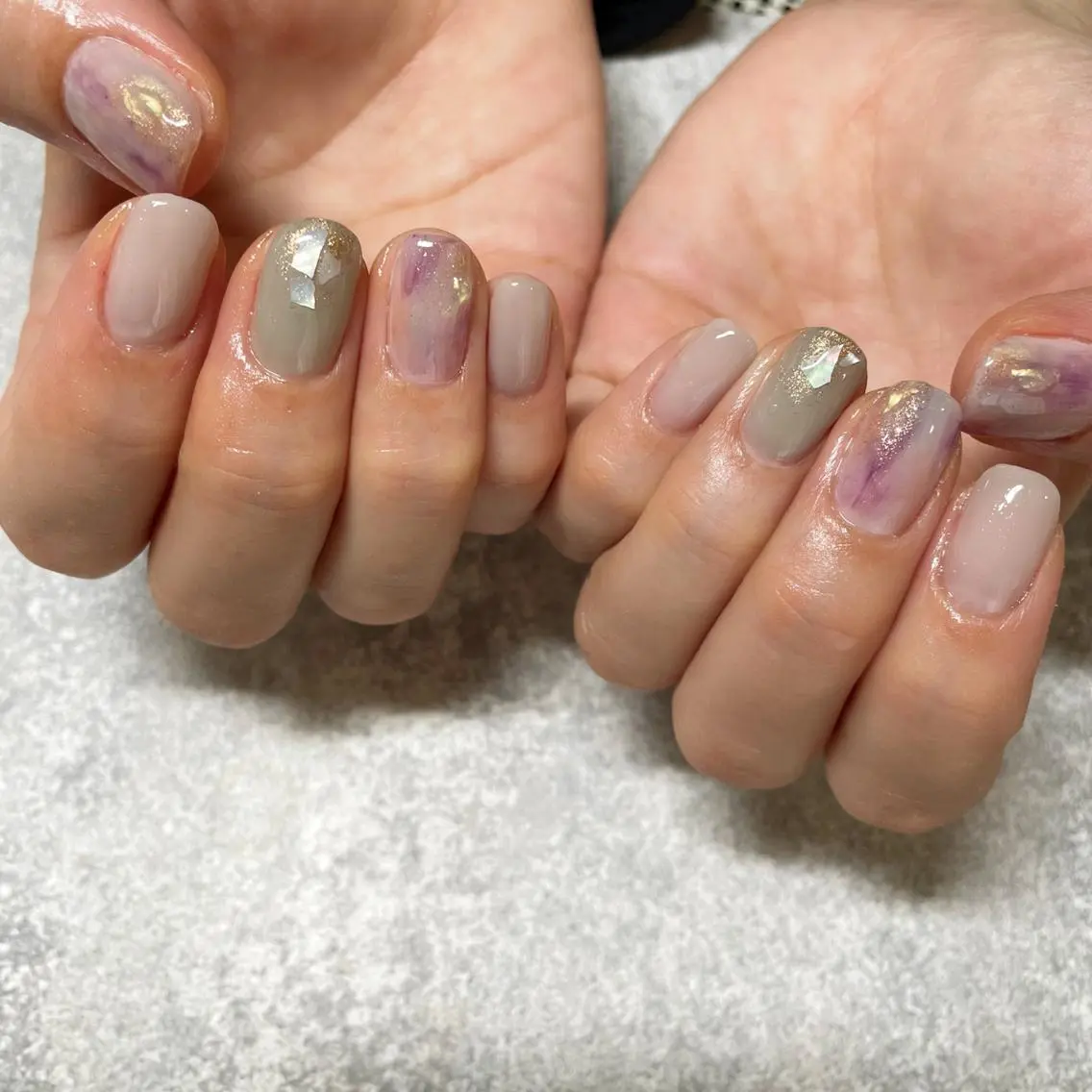 ネイル ニュアンスネイル ハンドネイル 舟橋 恭子のネイルデザイン