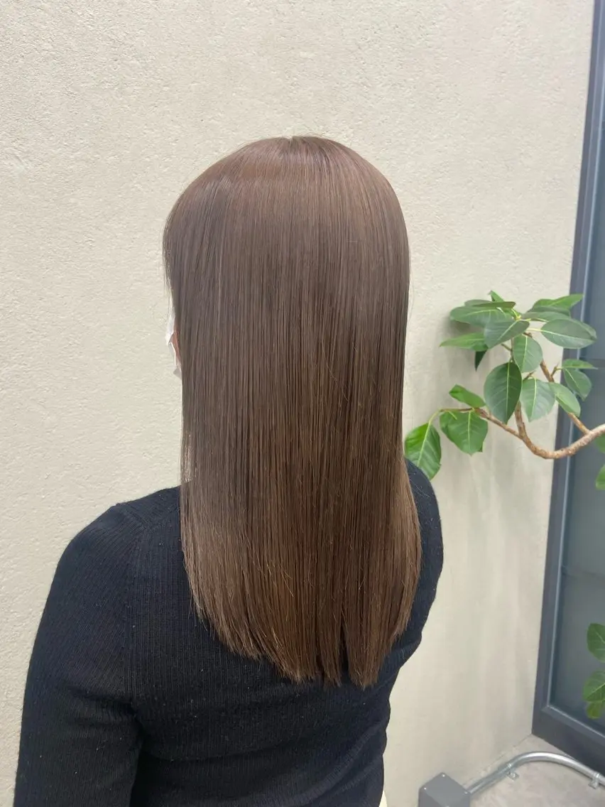 ロング カラー 高松 沙耶のヘアスタイル