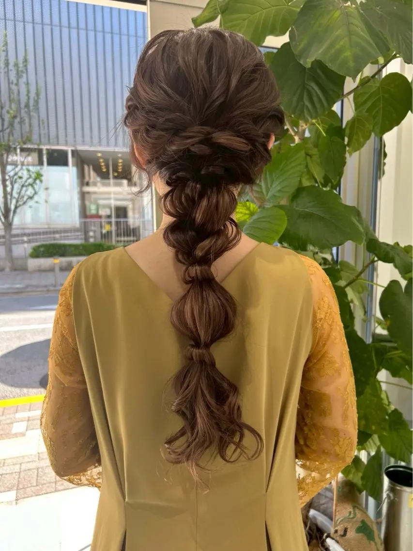 ヘアアレンジ ヘアセット 推し活ヘア特化美容師 かほのヘアスタイル