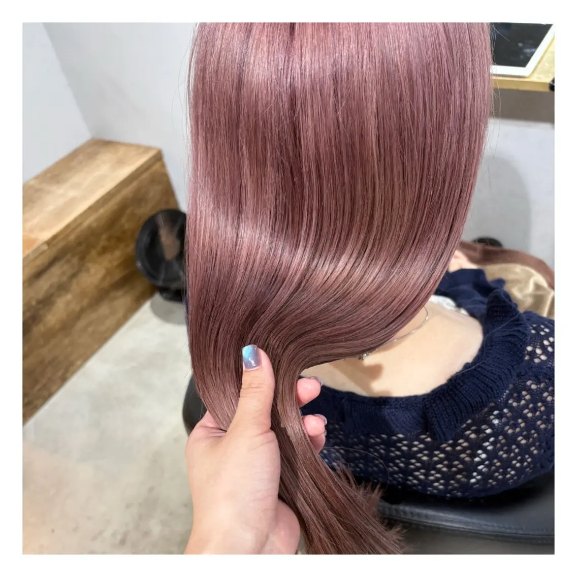 セミロング カラー ブリーチ ダブルカラー ヘアカラー ハイライト特別価格 /表参道/ことりのヘアスタイル