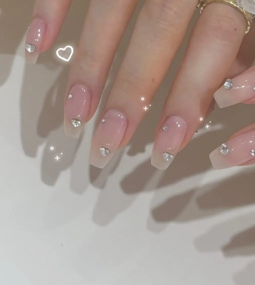 ネイル アートネイル ジェルネイル キラキラネイル ミラーネイル ピンク ハンドネイル Ryu Nail NekoChanのネイルデザイン