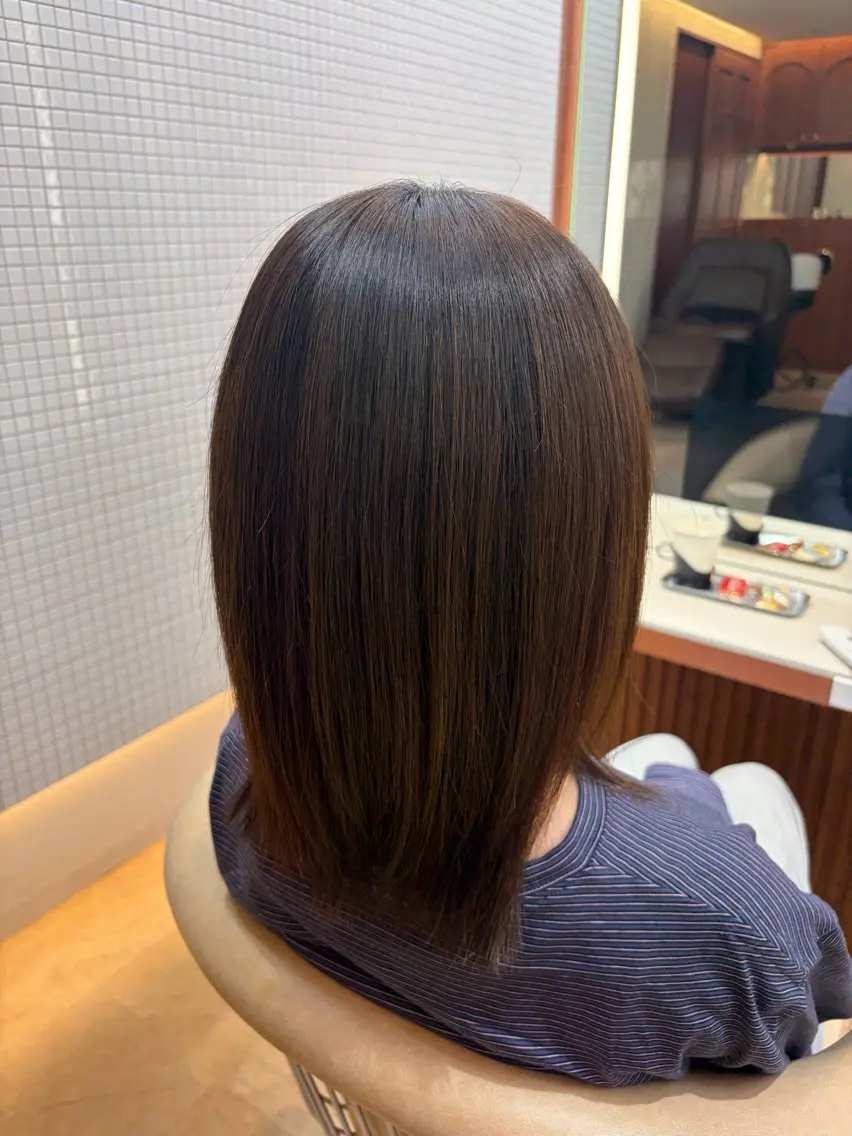 ショート 縮毛矯正 浦野 杏菜のヘアスタイル
