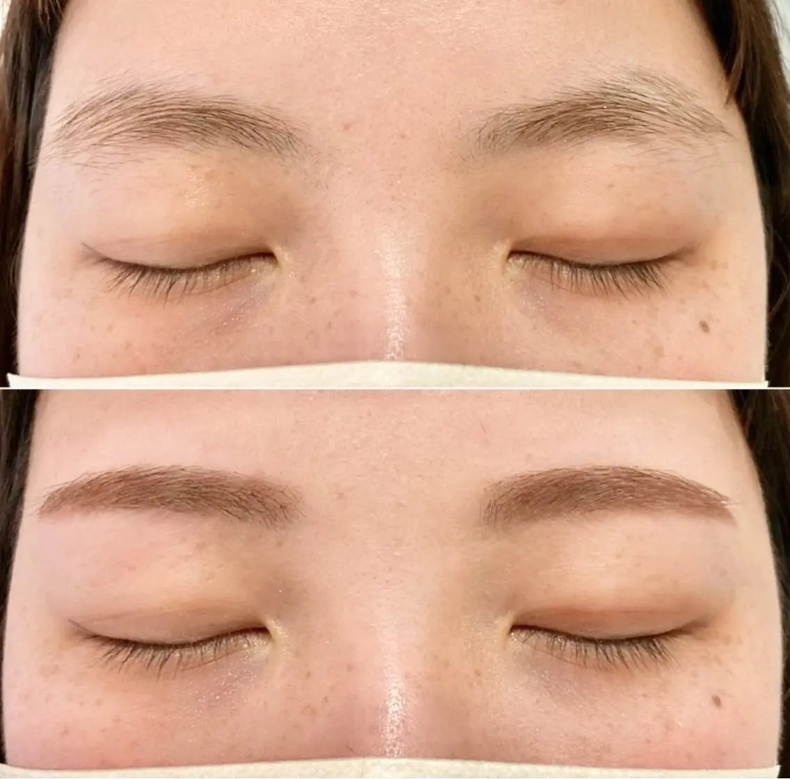 垢抜け眉WAX+アイブロウメイクレクチャーの写真