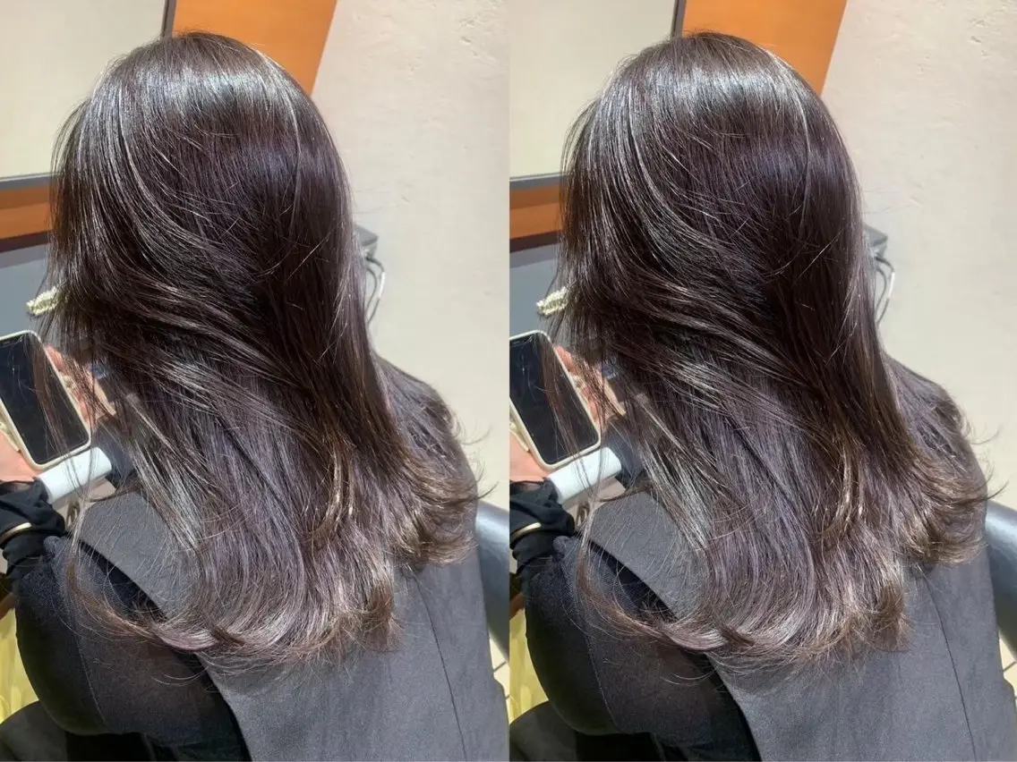 ロング カット ヘアカラー メンズスタイリスト✨ 助川龍哉のヘアスタイル