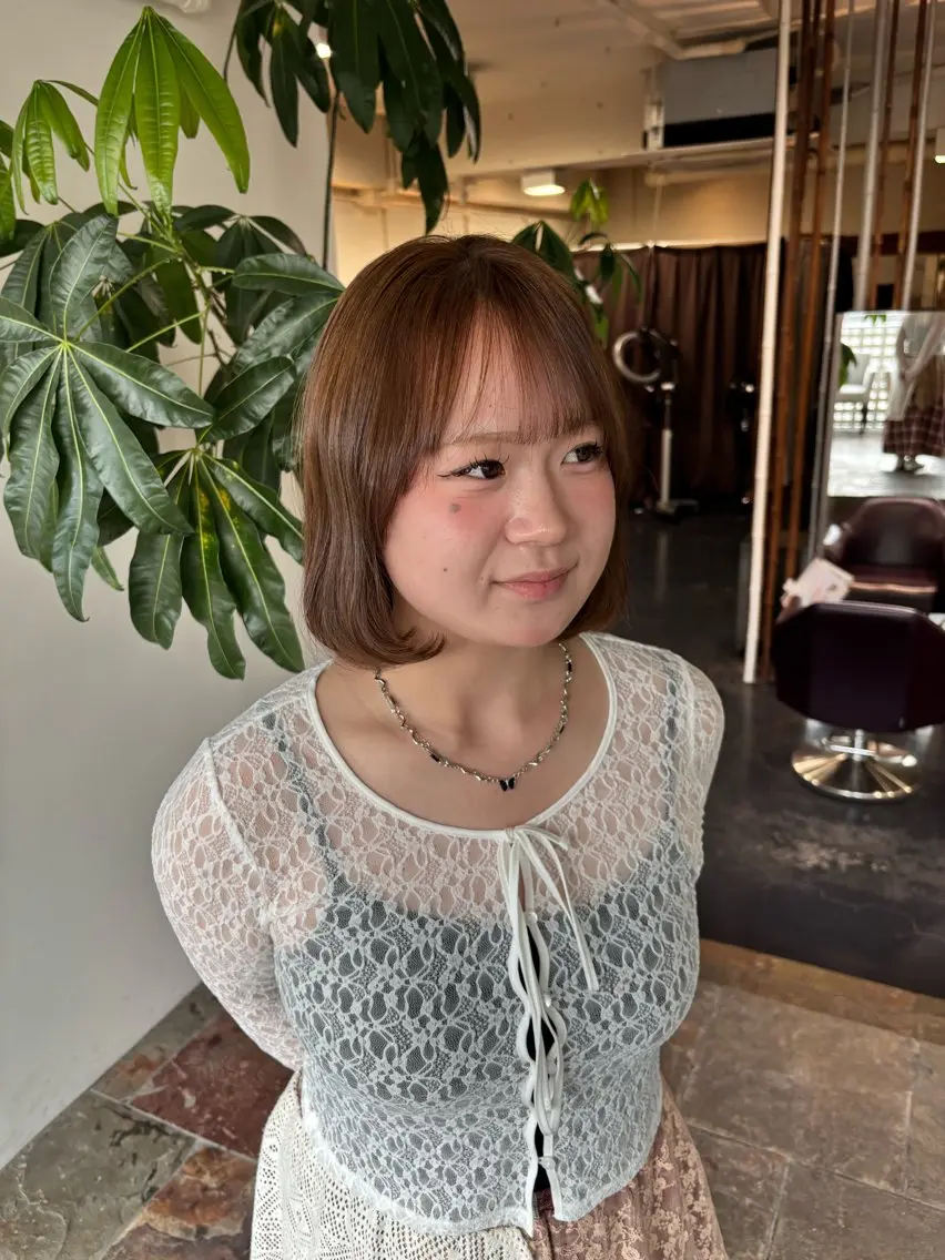 ショート saraju コナツのヘアスタイル