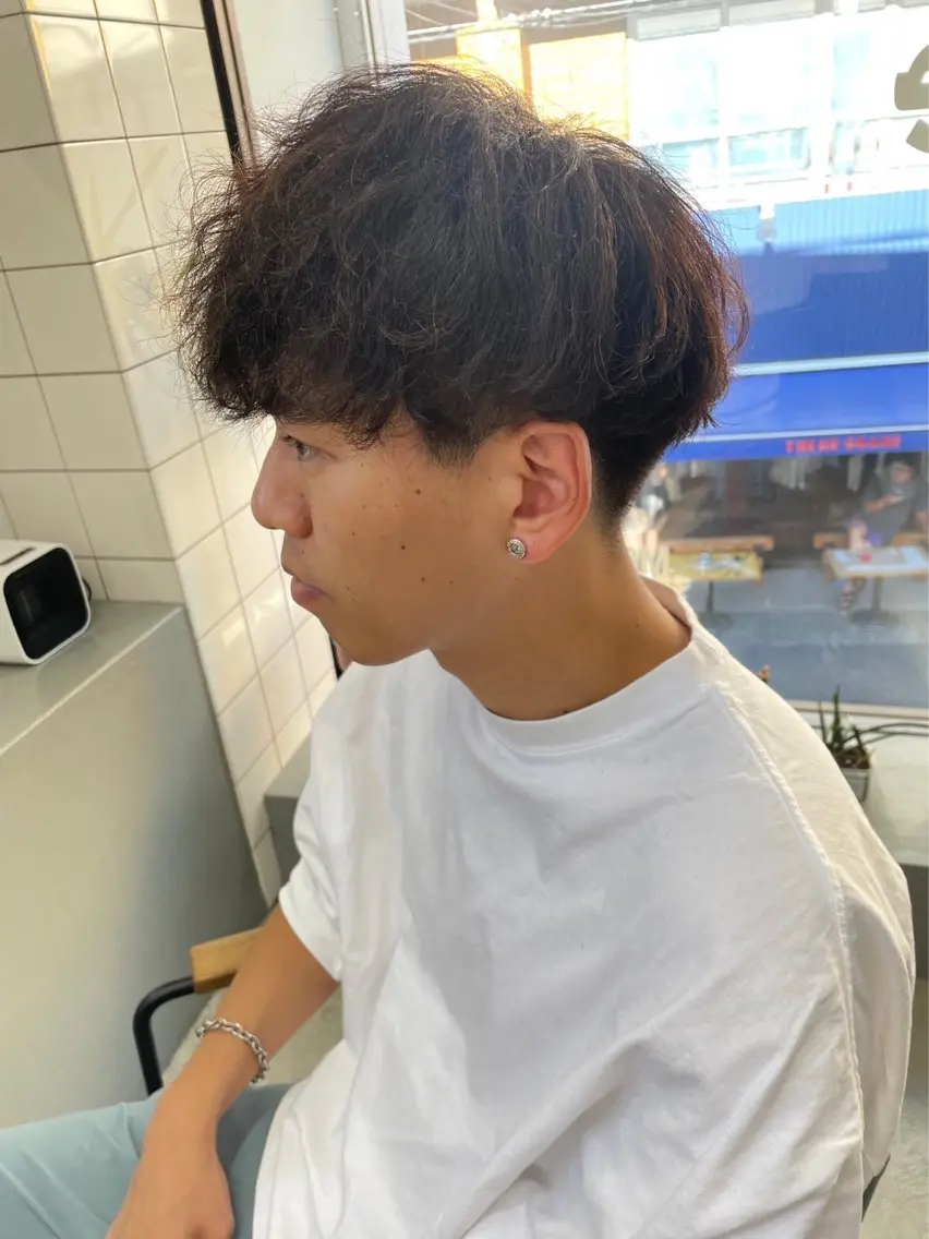 ショート パーマ メンズ メンズ専門サロン wokeのヘアスタイル
