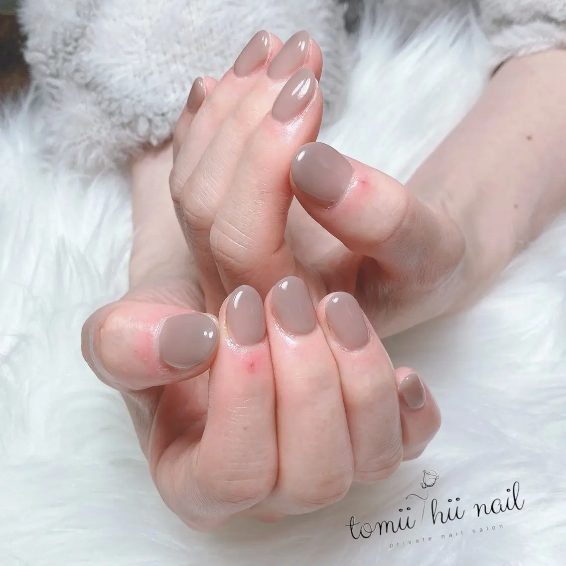 ネイル ワンカラーネイル シンプルネイル ハンドネイル tomii-hii -nailのその他イメージ