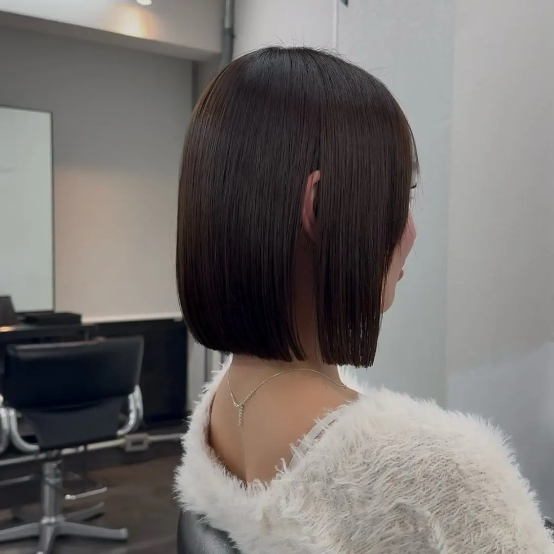 ショート カラー ヘアアレンジ ボブ指名１位/パツッ とボブ/似合わせのヘアスタイル