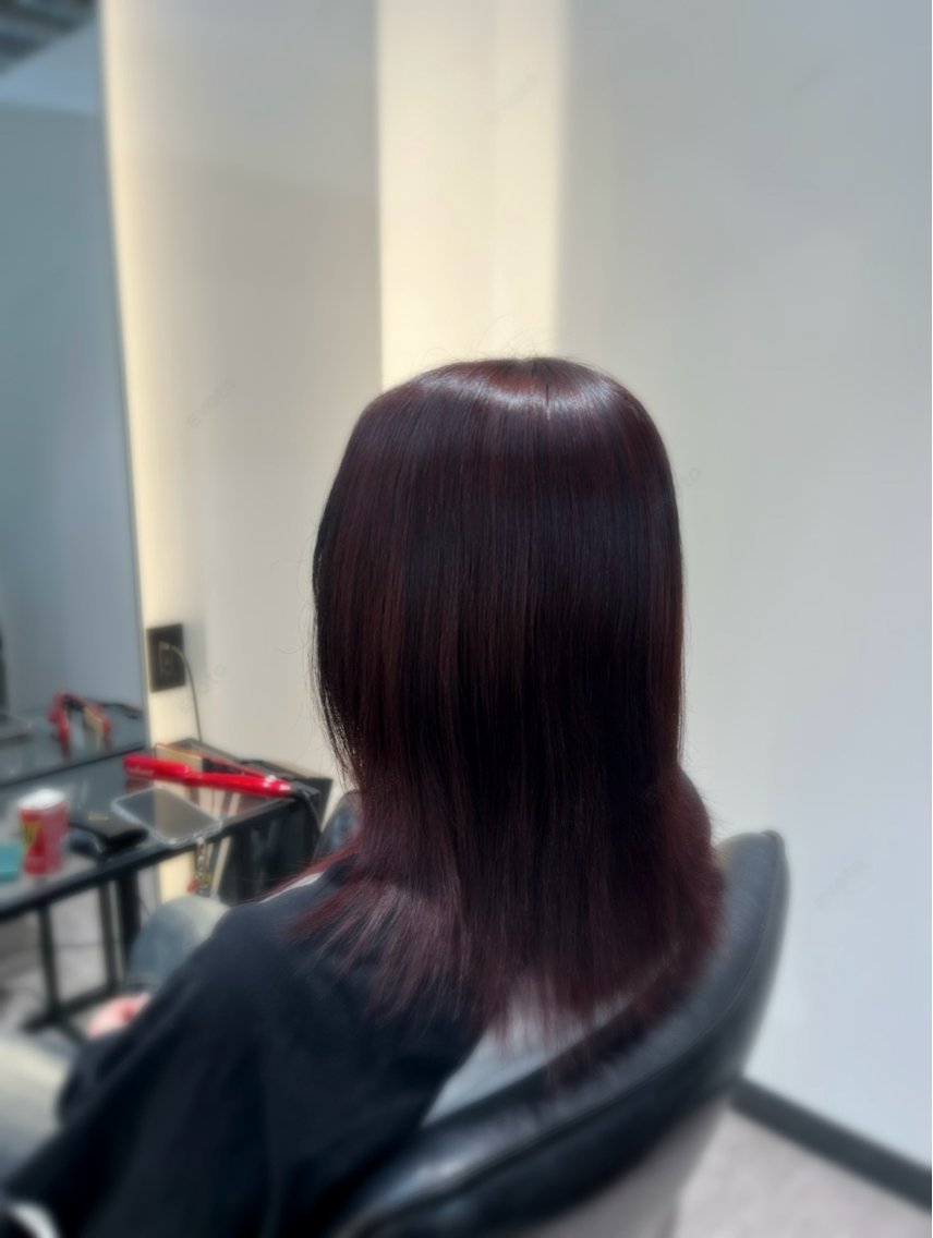 ミディアム エクステ 佐々木 りあのヘアスタイル