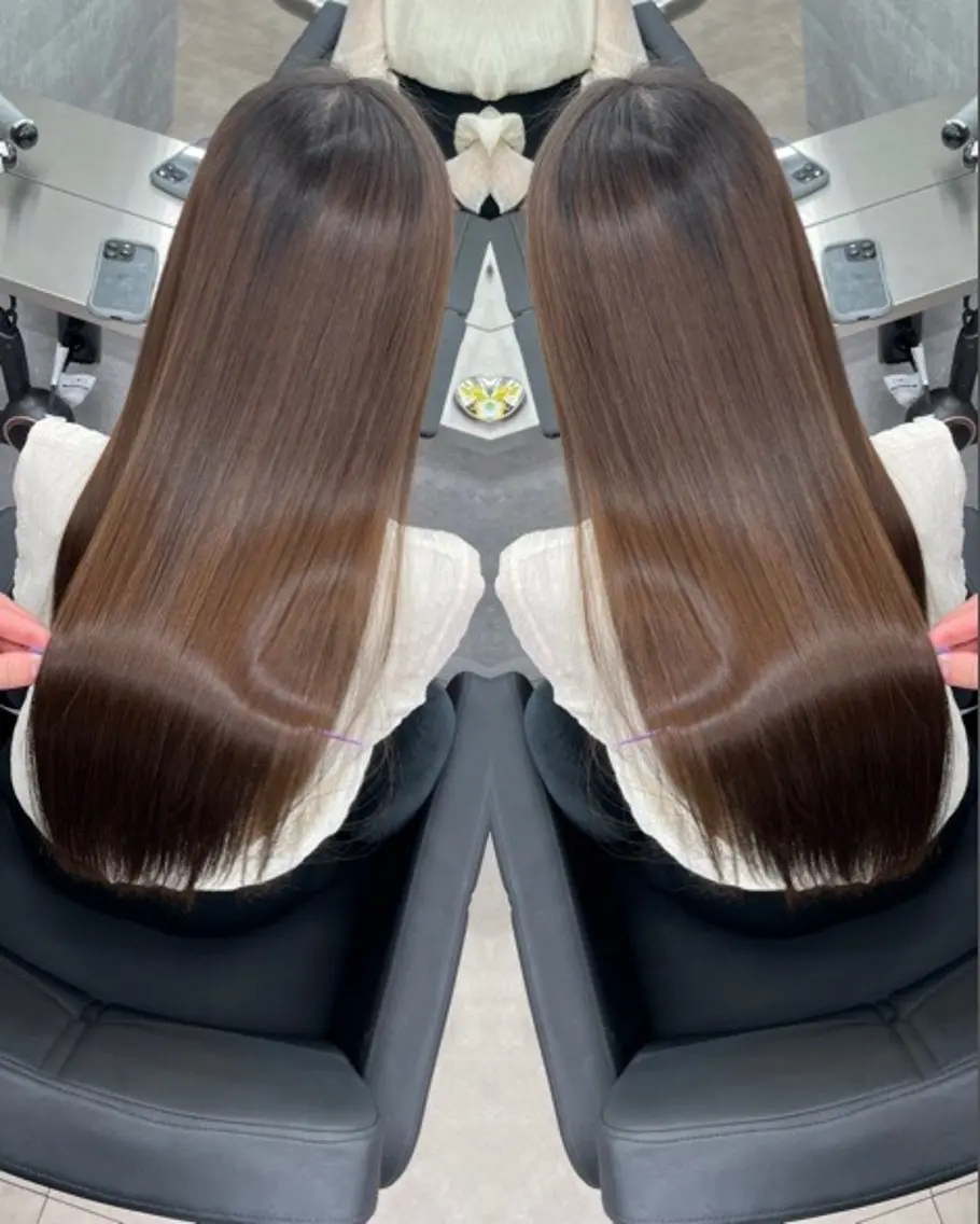 セミロング 縮毛矯正 縮毛矯正 トリートメント 🌈縮毛矯正特化 No.1 SORAのヘアスタイル