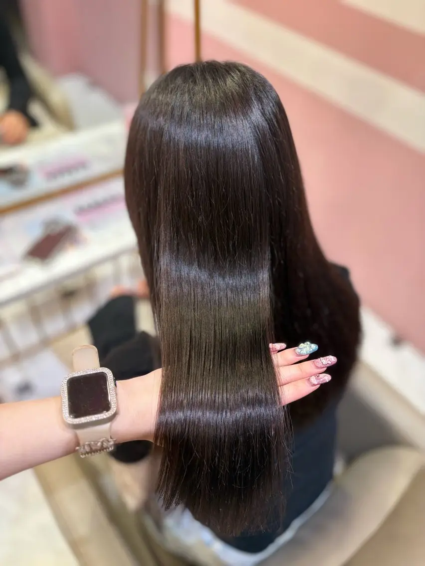 ロング カラー トリートメント 💗Ayaka💗 愛されモテカラー🎀のヘアスタイル