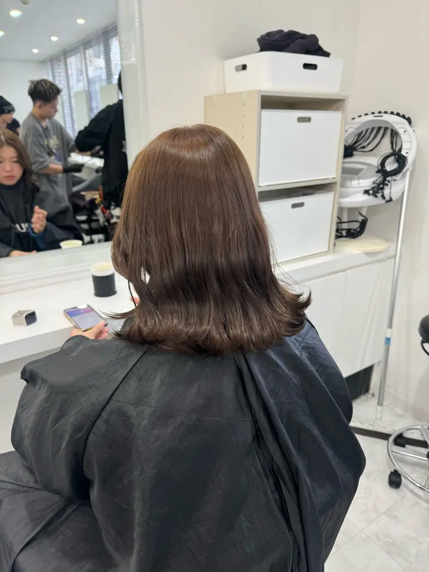 カラー ブラウンカラー 大人っぽ韓国🤍ブリ ーチ/mitsukiのヘアスタイル