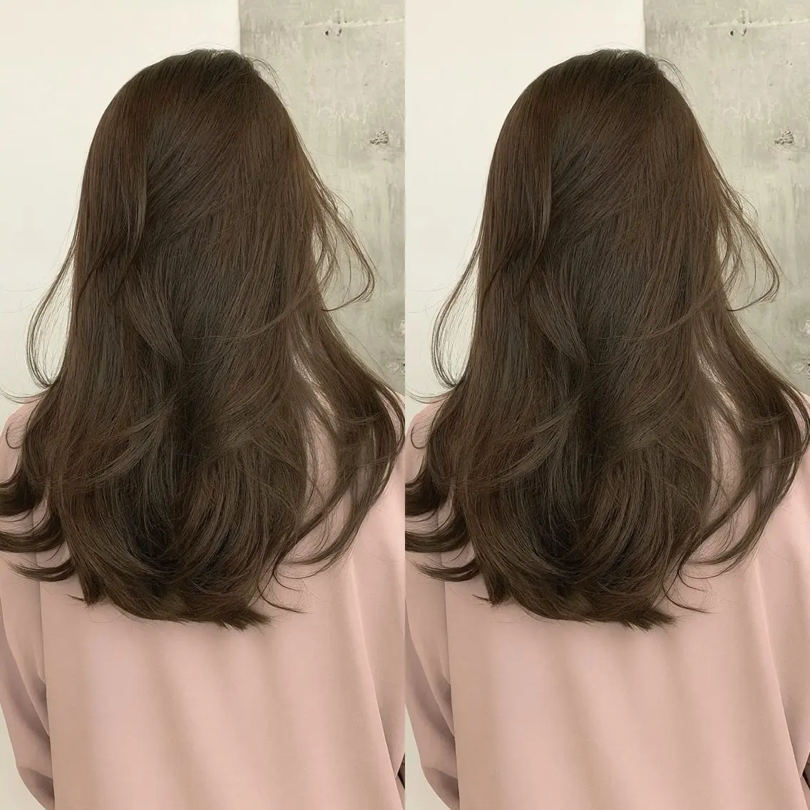 ミディアム カラー カット ヘアカラー 小顔矯正/レイヤー 透明感カラー✨生真のヘアスタイル