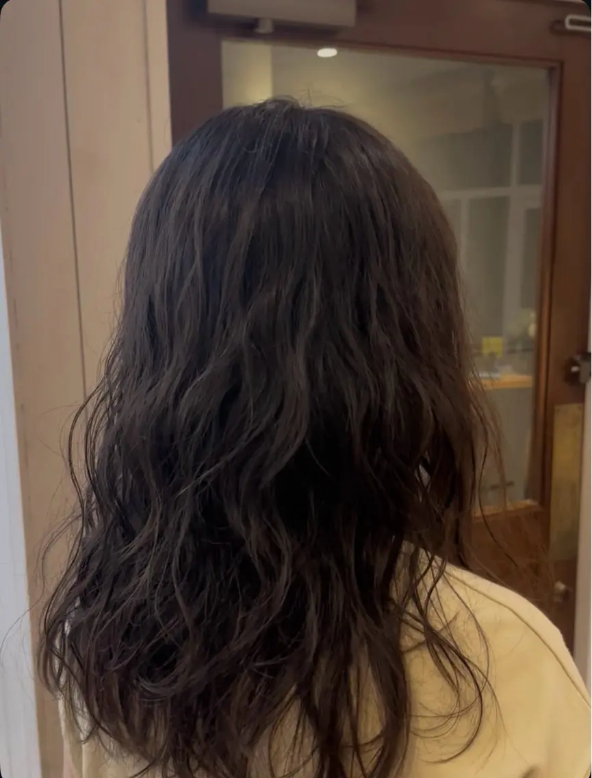 ロング パーマ ロング もりた まおのヘアスタイル