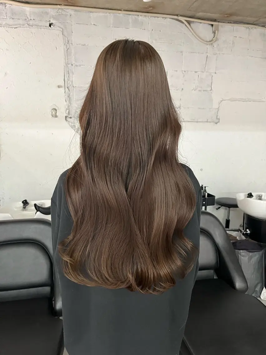 ロング カラー ダブルカラー 阿部 瑠斗のヘアスタイル