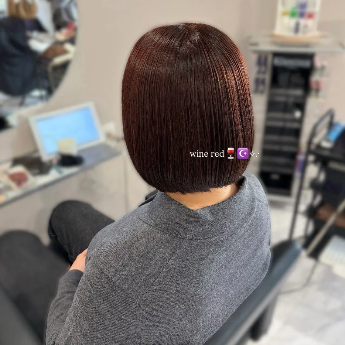 ショート カラー ヘアカラー 透明感カラー🪼🩵 𝐑𝐢𝐧のヘアスタイル