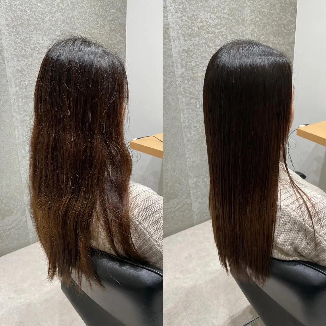 セミロング 髪質改善 トリートメント 髪質改善ヘアケア 艶髪特化/上田のヘアスタイル
