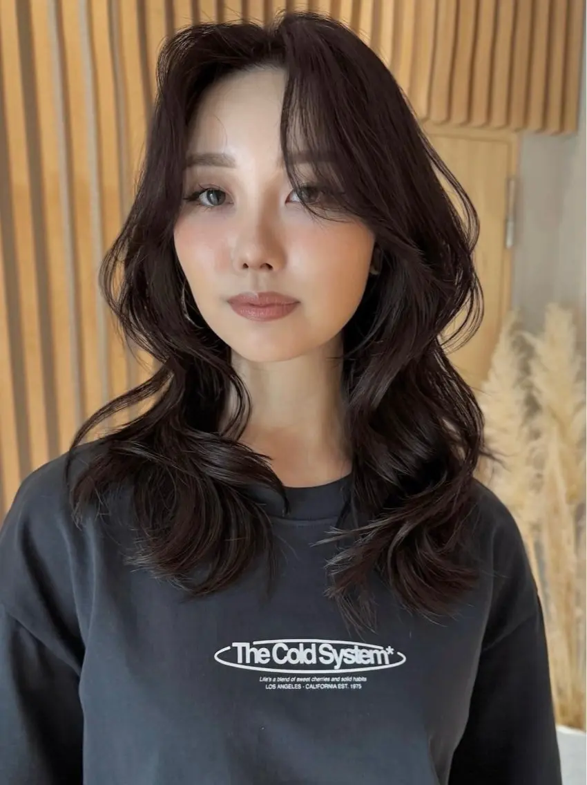ミディアム カット ヘアカラー トリートメント 🩵縮毛矯正・ボブ 岩原朋也🩵のヘアスタイル