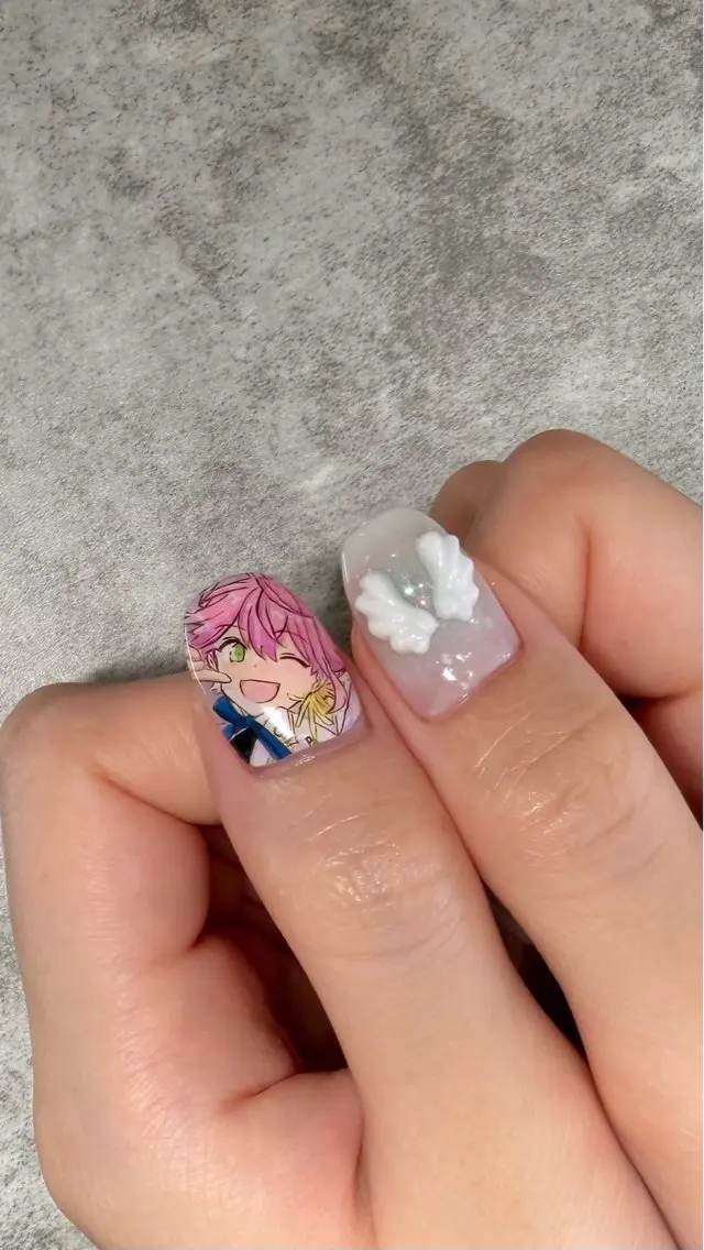 ネイル ハンドネイル ハンドケア shino🌟 痛ネイルのネイルデザイン