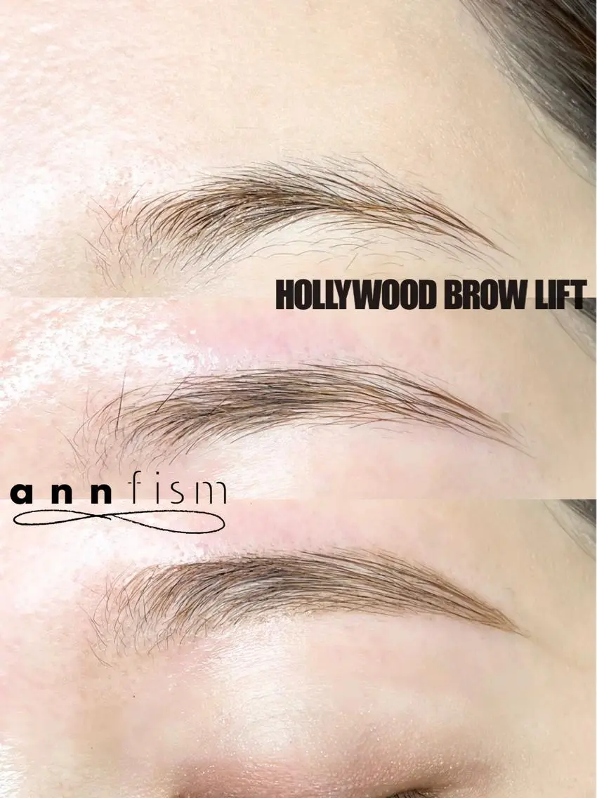 【HBL +黄金比スタイリング】ハリウッドブロウリフトと黄金比眉waxスタイリングsetの写真