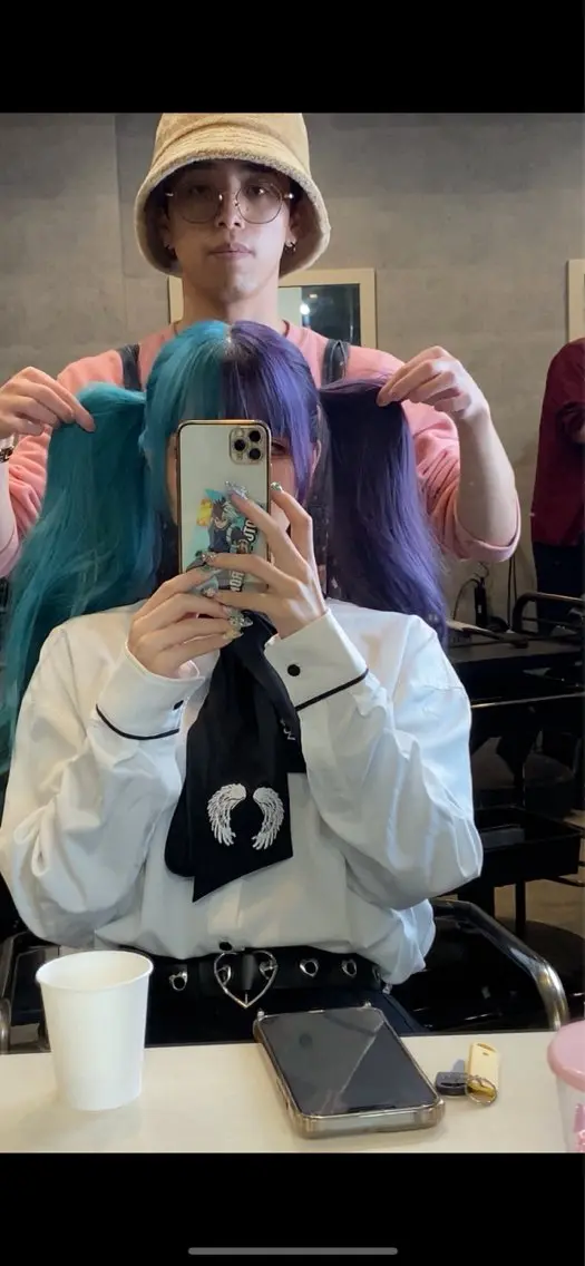 ロング カラー ヘアカラー トリートメント Toshiki大宮 🌈ハイトーン🌈のヘアスタイル