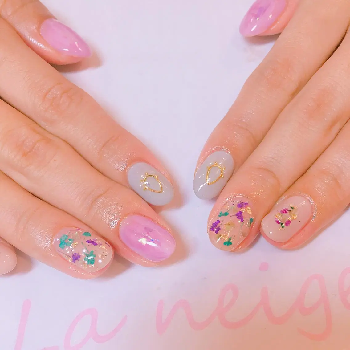ネイル La neige* yuki 🐩🌙のネイルデザイン