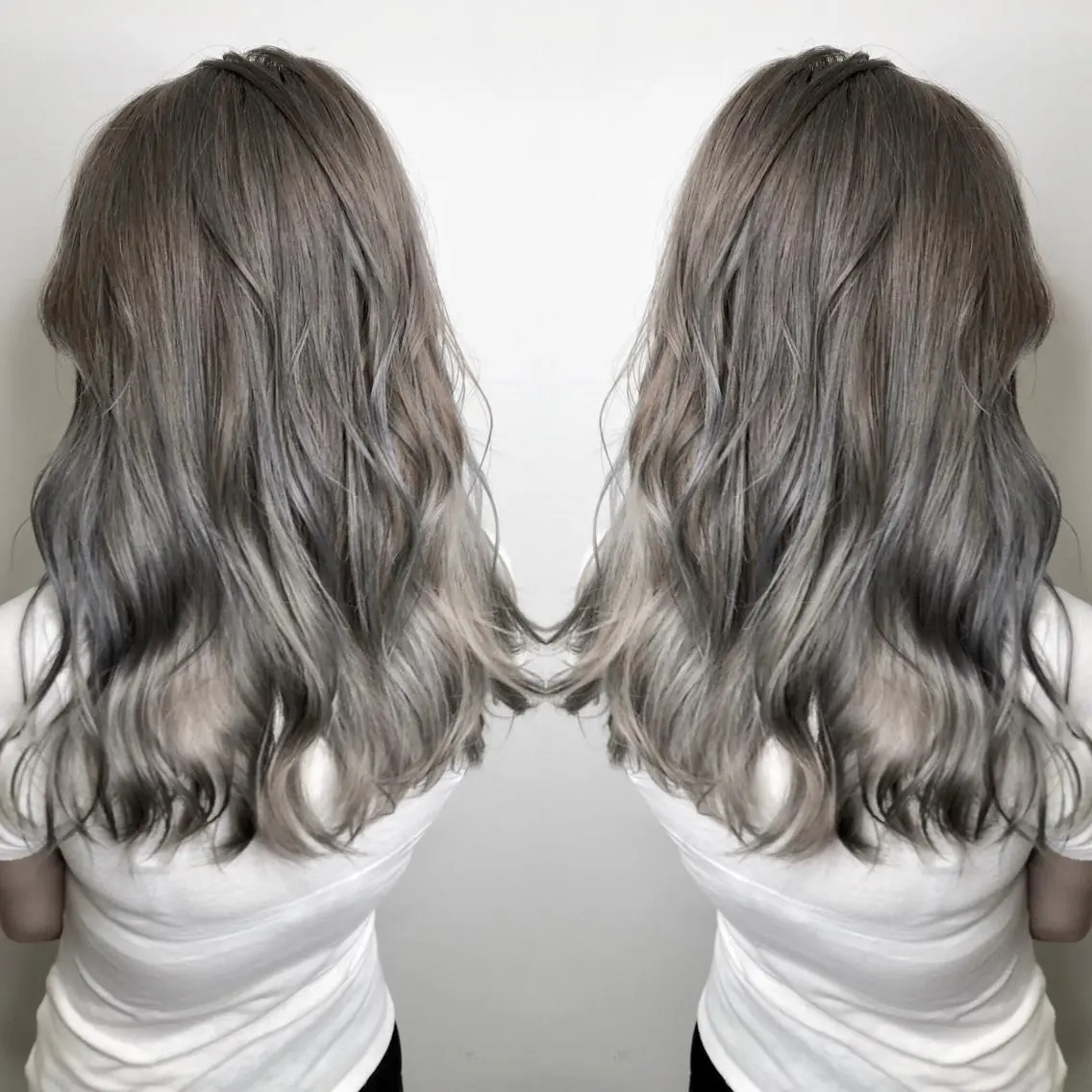 セミロング カラー ヘアアレンジ 髪質改善 MAKIのヘアスタイル