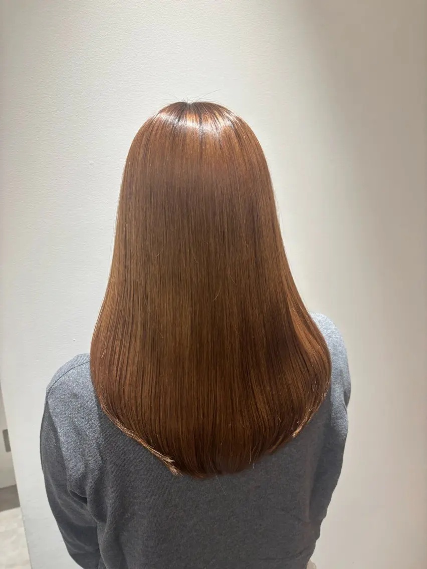 ロング 髪質改善 カット 縮毛矯正 トリートメント ミズノ アイ 🪅のヘアスタイル