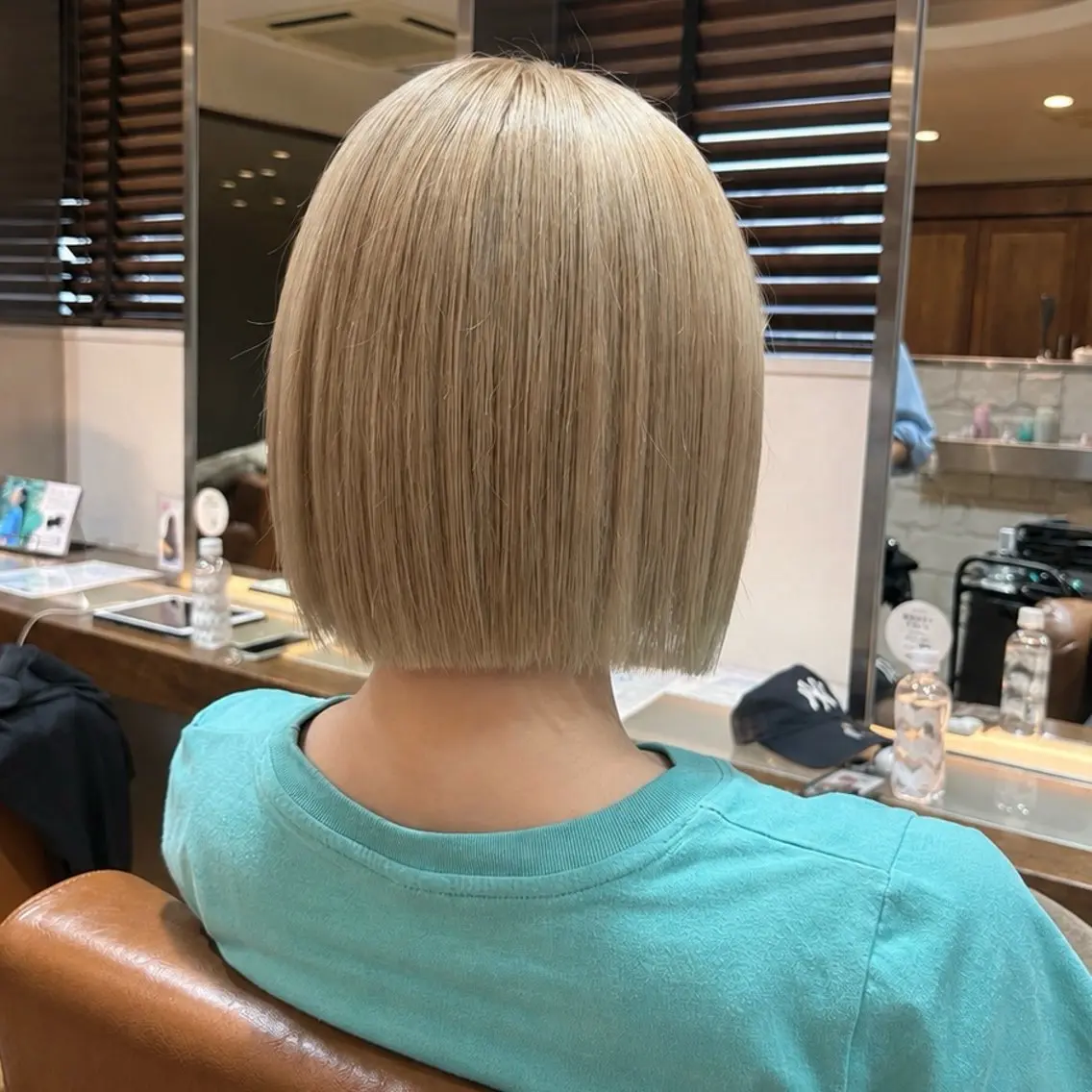【✨9.10月限定✨】カット+ケアブリーチorダブルカラー+ナノケラチンTRの写真