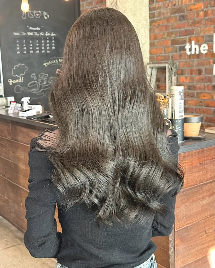 ロング カラー カット ヘアカラー トリートメント 村田 来倖のヘアスタイル