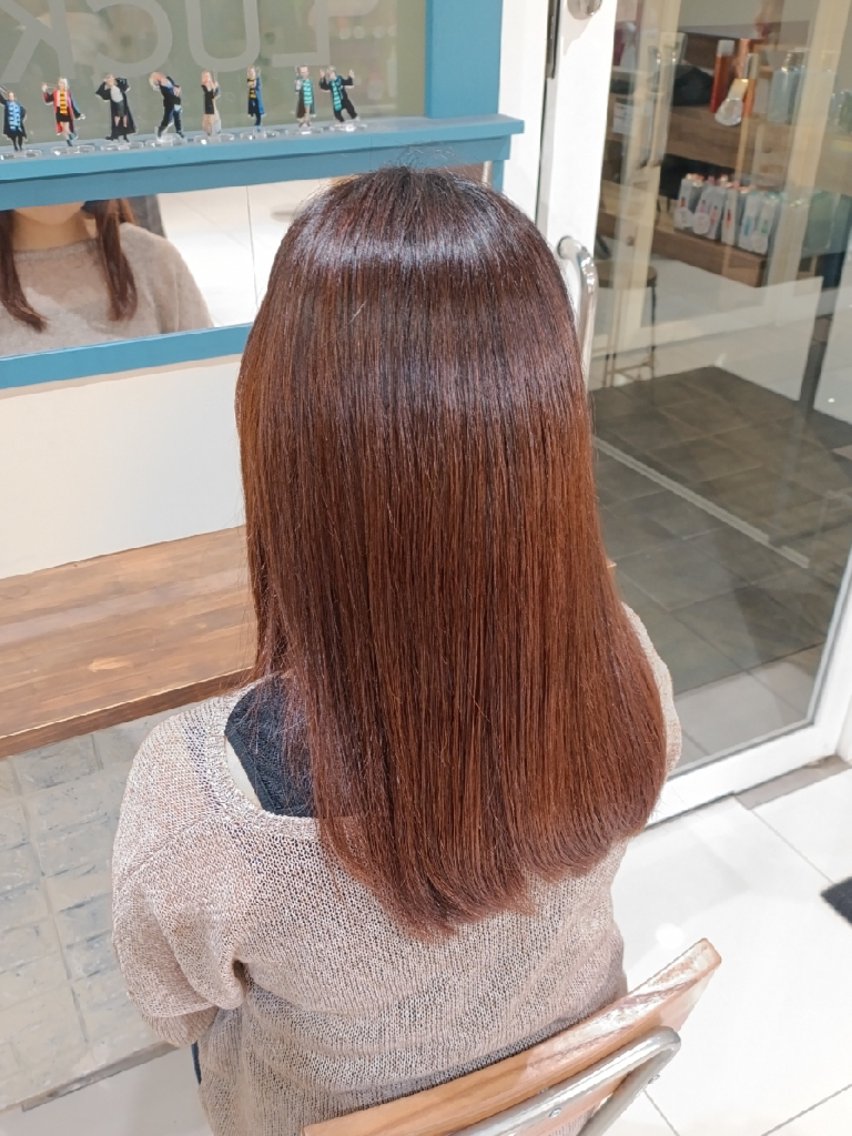 ロング ヘアカラー きっか海老名 癒やしのヘッドスパのヘアスタイル
