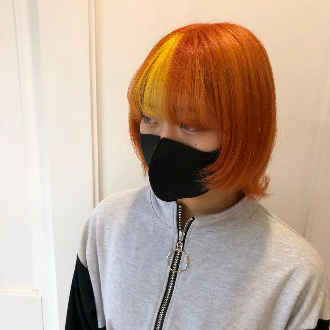 ミディアム ヘアカラー 中島 沙也加のヘアスタイル