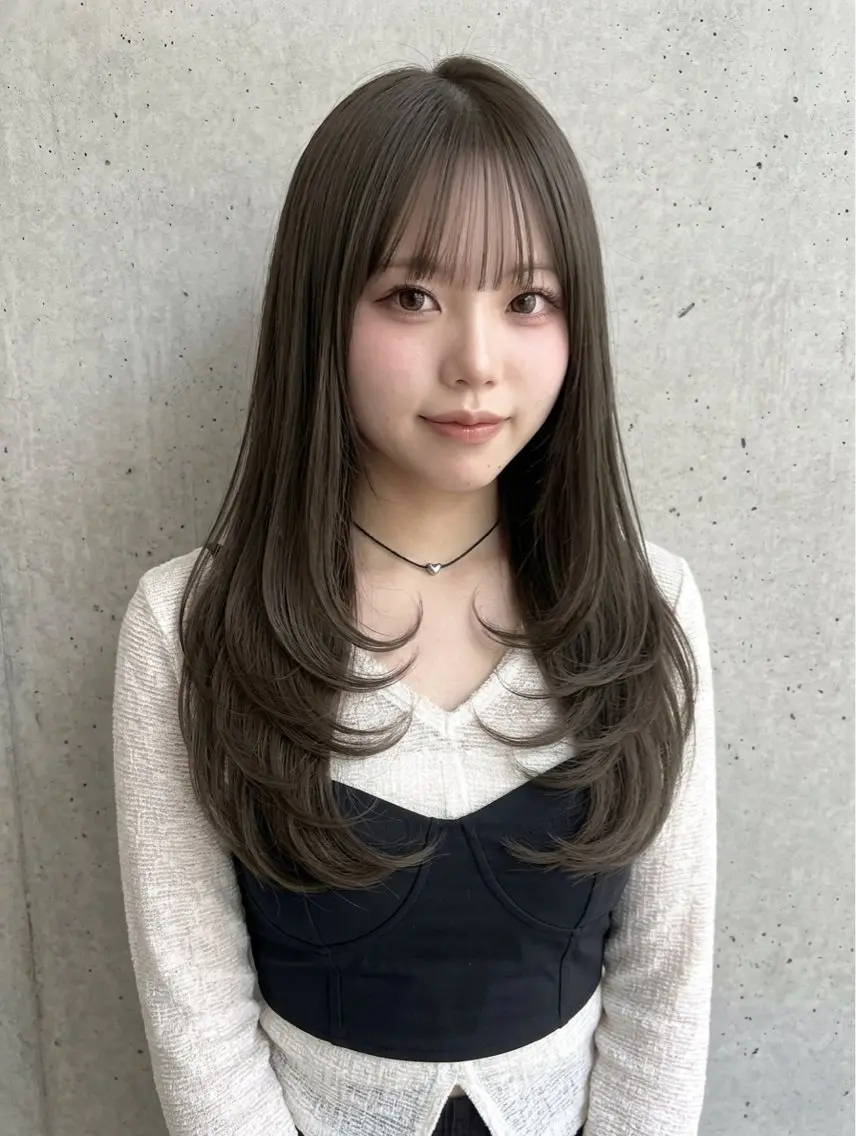 ロング 宝塚南口徒歩2分 ルイスのヘアスタイル