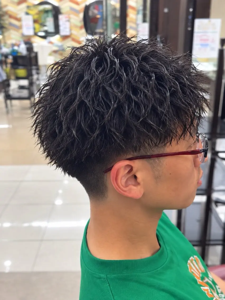 メンズカット➕パーマの写真