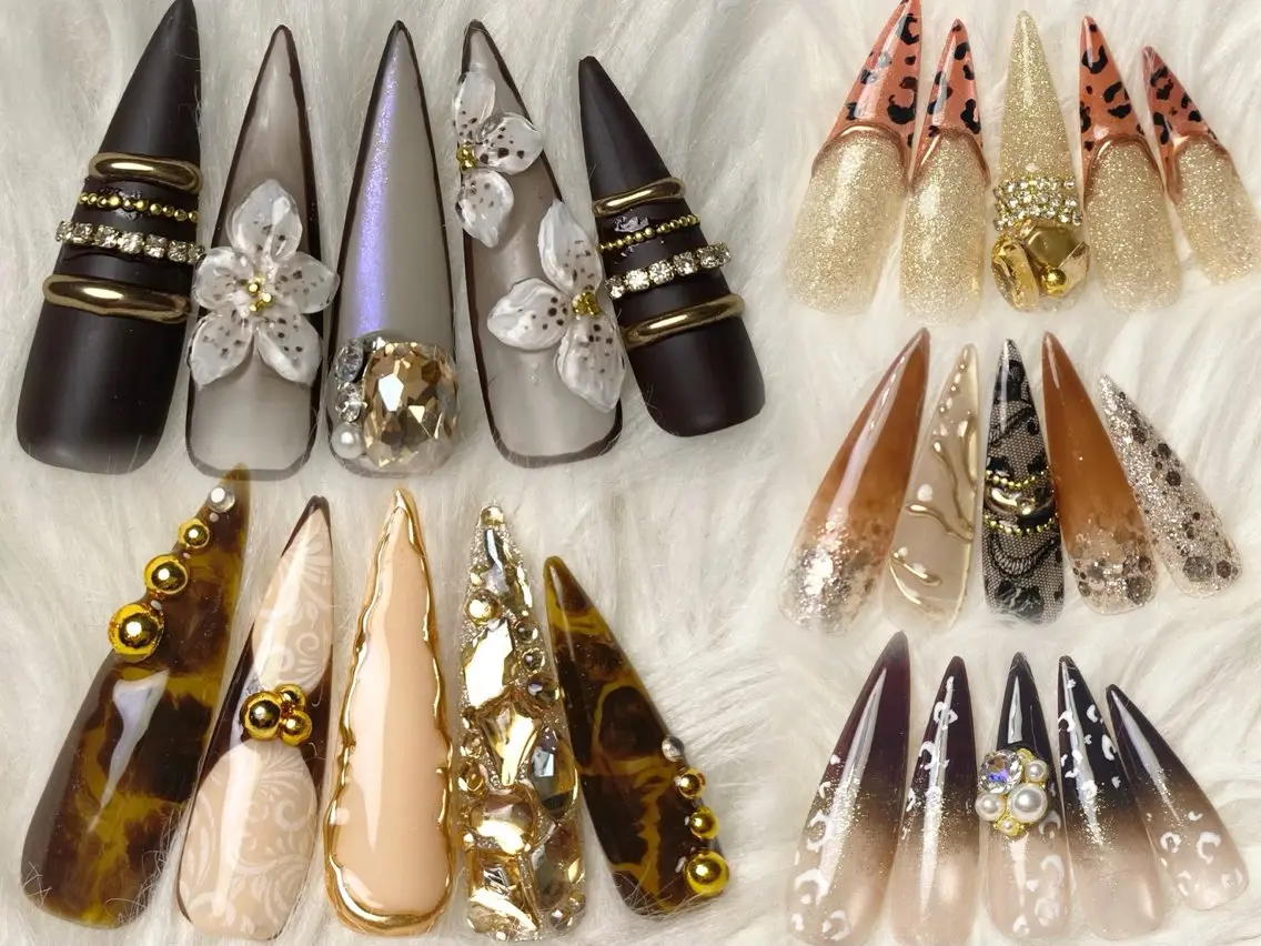 長さだし10本＋Autumn Nail Collection【ネイルオイル付】の写真