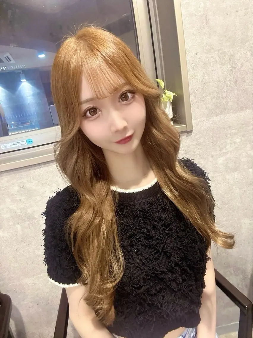 ロング カラー ヘアカラー トリートメント 新宿美容室 ダブルカラーのヘアスタイル