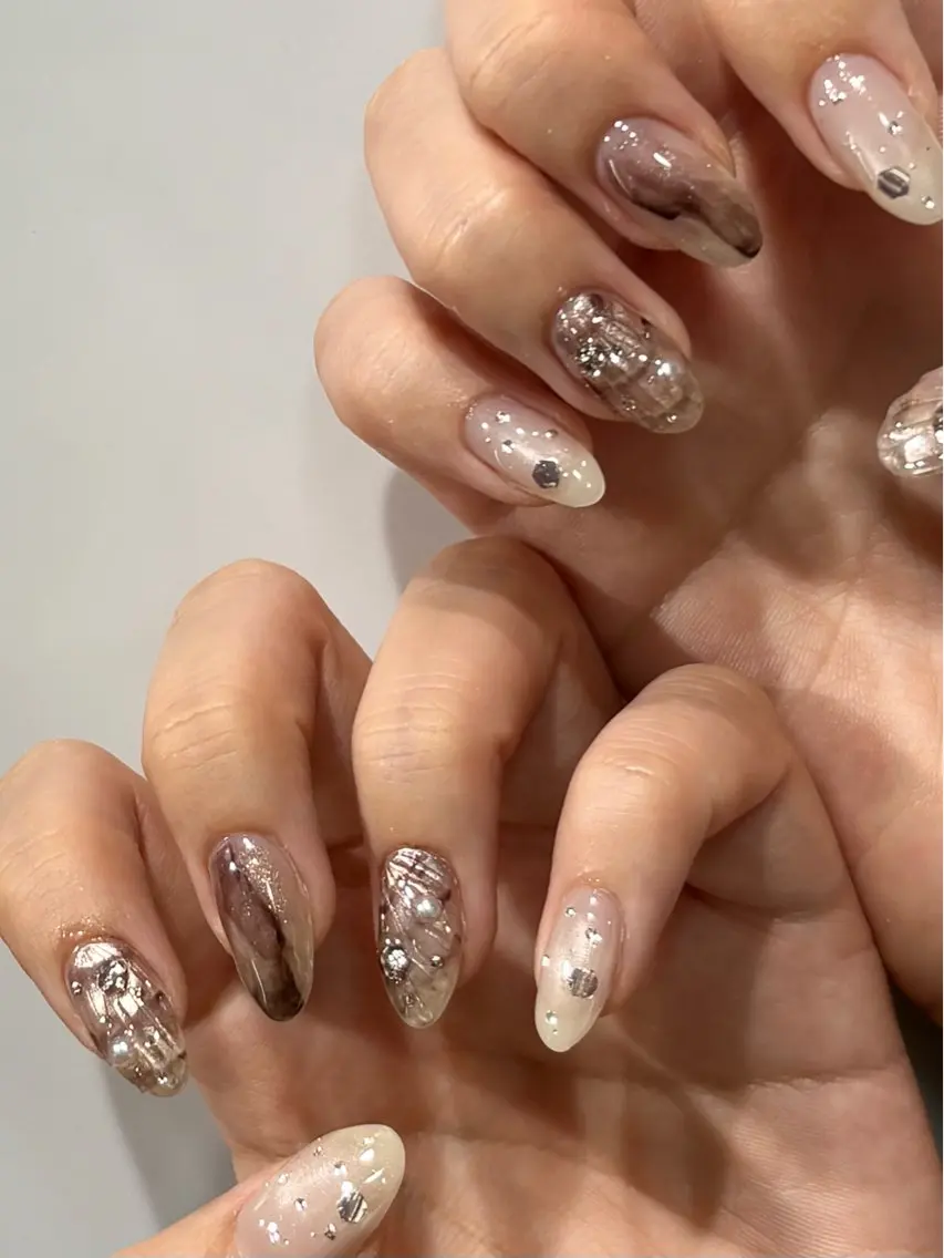 ネイル ハンドネイル rikako ˚⁎⁺のネイルデザイン