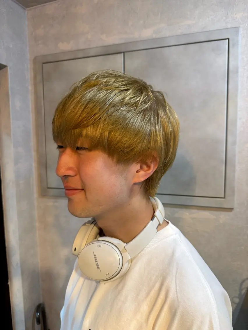 メンズ カット ヘッドスパ 柳井 準平のヘアスタイル