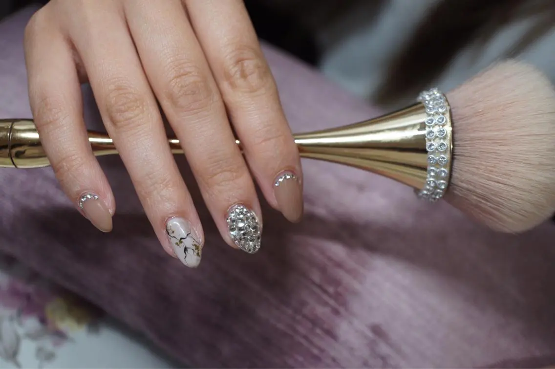 ネイル 大理石ネイル(マーブル) 持ち込み プライベートサロン jewel nailのネイルデザイン
