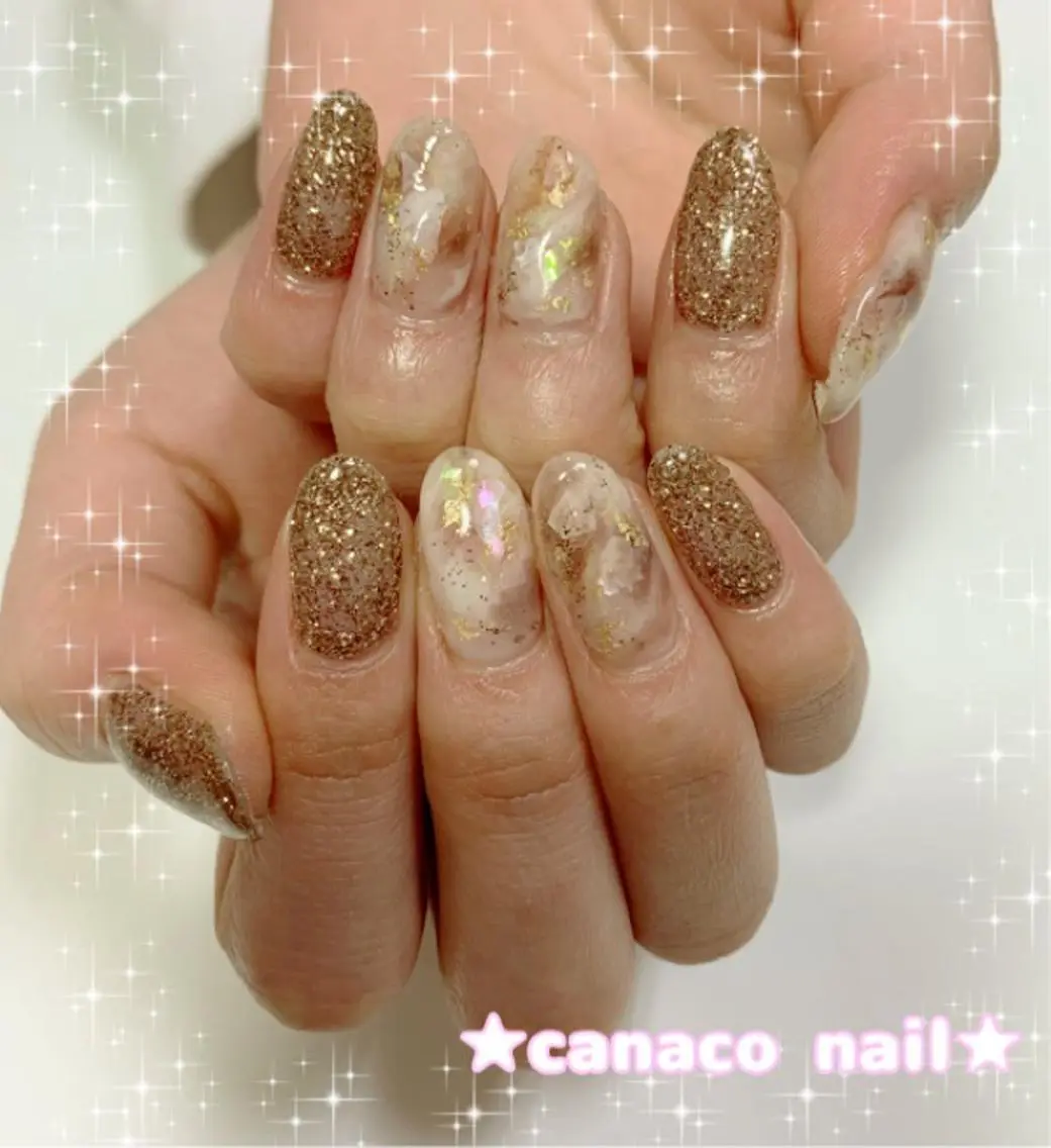ネイル アートネイル ジェルネイル パラジェル ストーンネイル ハンドネイル ハンドケア ベテランネイル cnc  nailのネイルデザイン