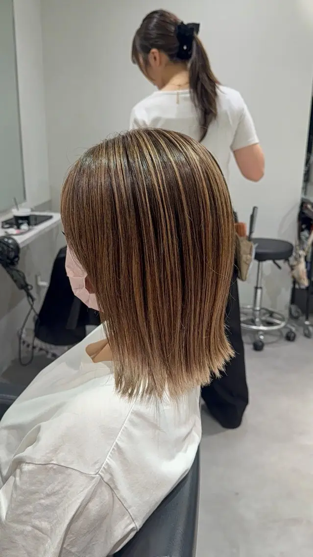 カラー ヘアカラー ciera. アオイ 🦢✯のヘアスタイル