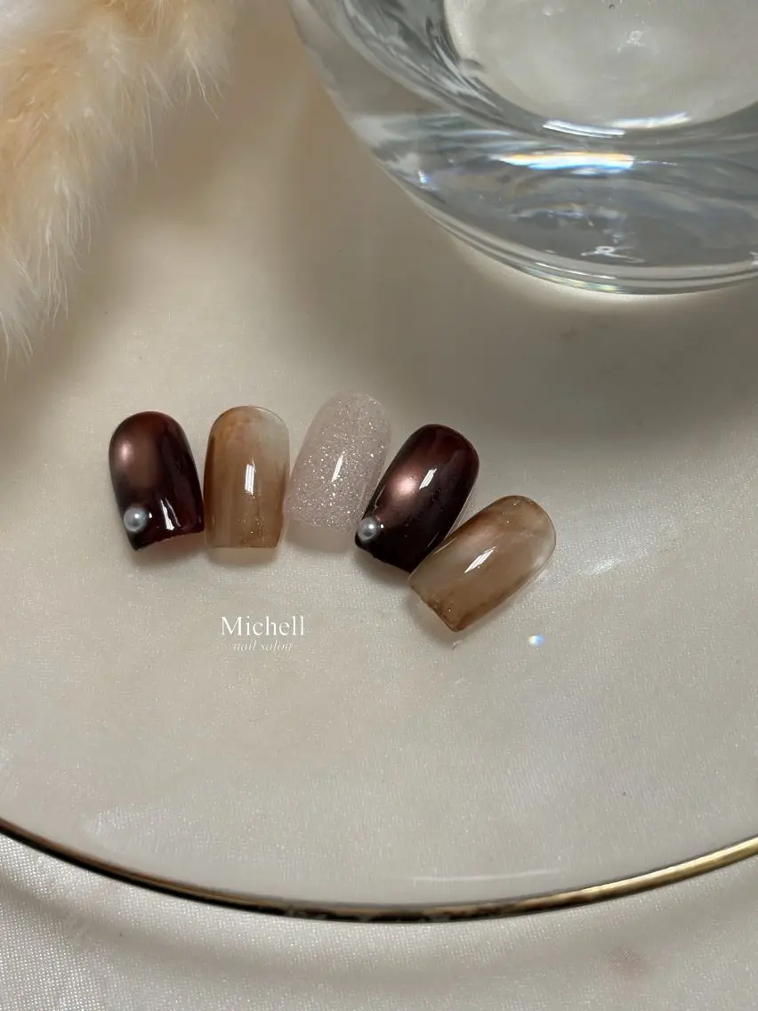 ネイル ニュアンスネイル ハンドネイル Michell_ dianaのネイルデザイン