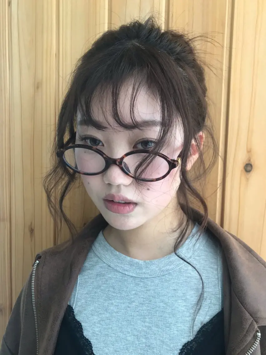 Kaho 心斎橋カラーモデルのヘアスタイル