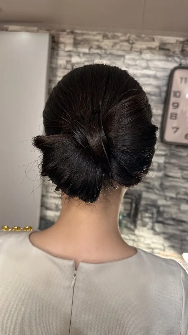 セミロング ヘアアレンジ hair make Lucciのヘアスタイル