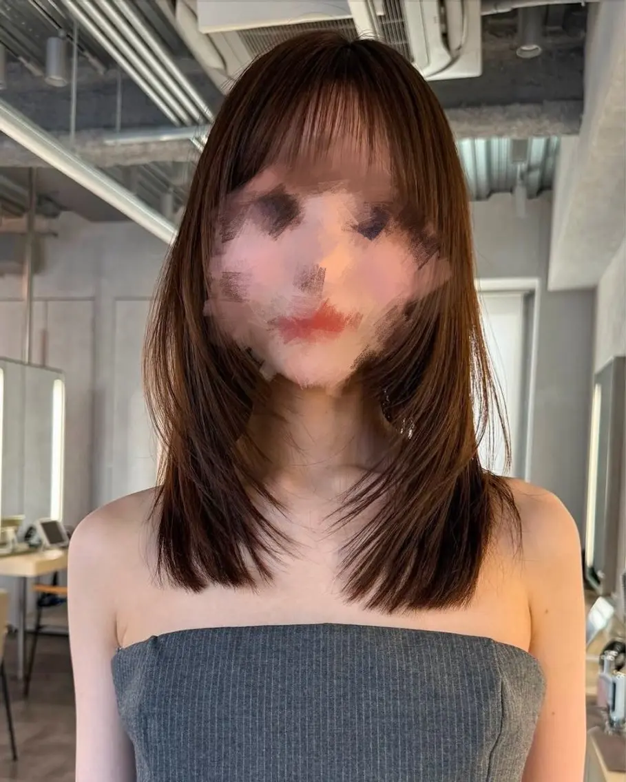ロング ロングレイヤー レイヤーカット ロング ナチュラカラー🤍 表参道美容師/yuiのヘアスタイル
