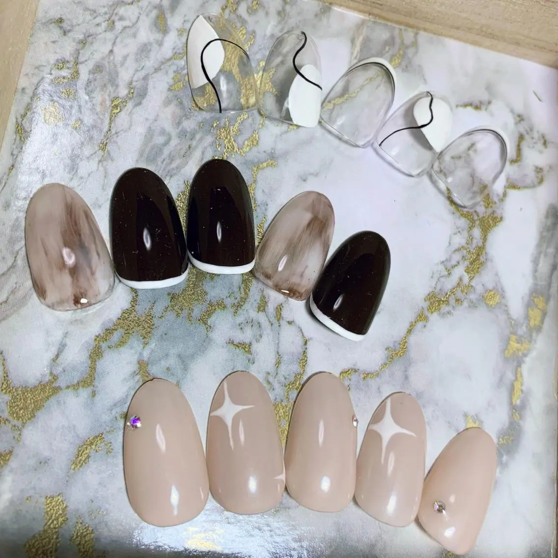 ネイル ハンドネイル Nailsalon BLOOM🌷 山崎のネイルデザイン